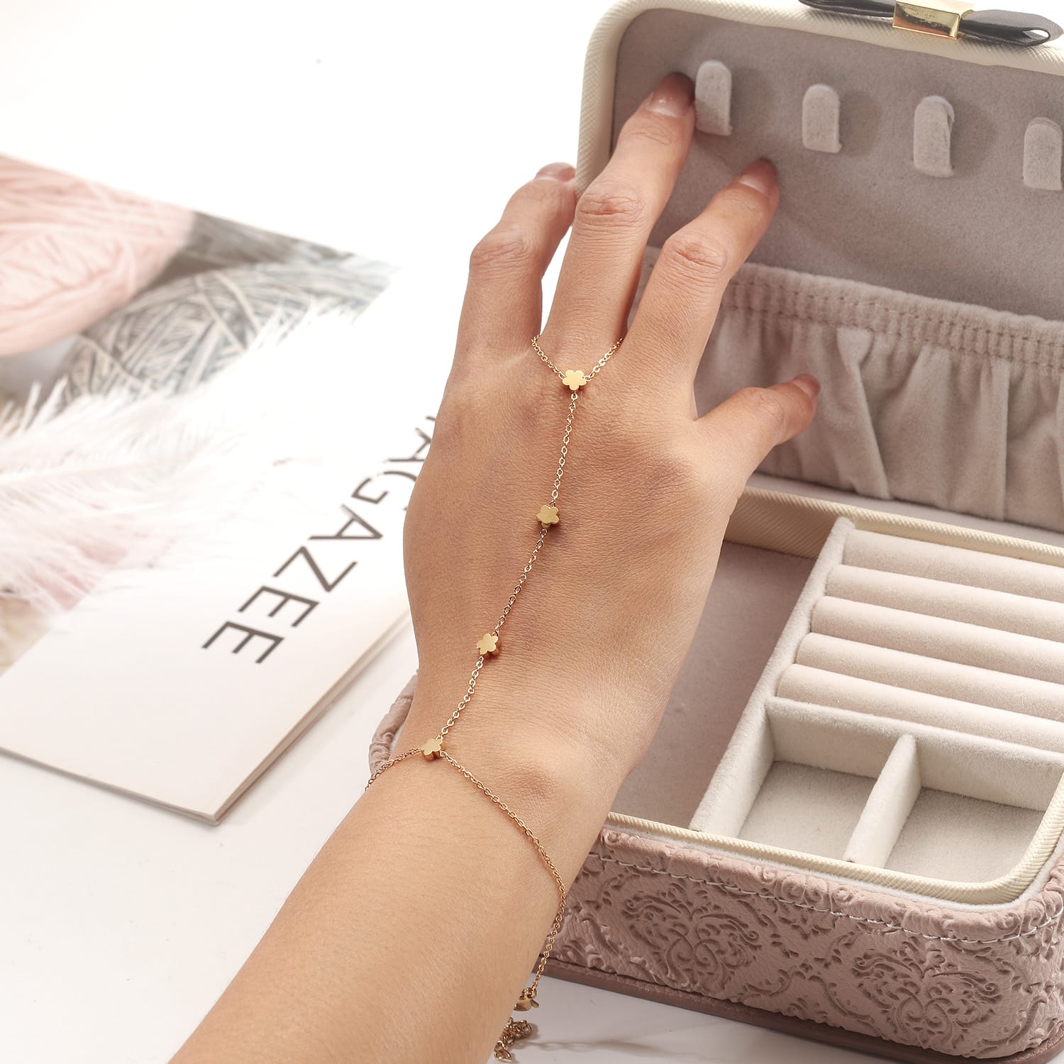 Reyna Hand Chain Bracelets