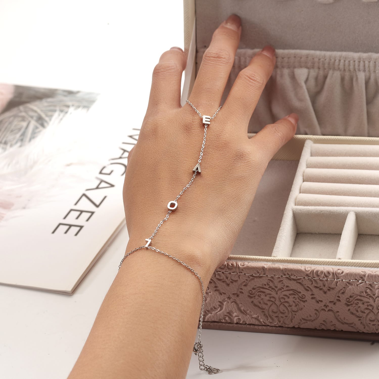 Reyna Hand Chain Bracelets