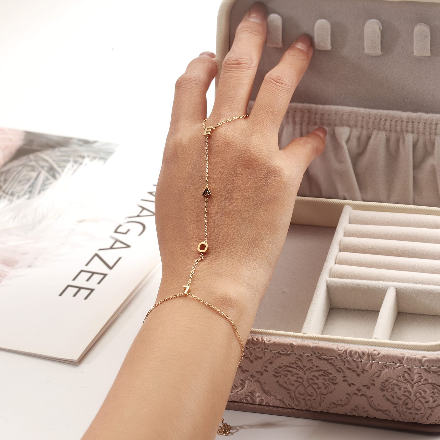 Reyna Hand Chain Bracelets