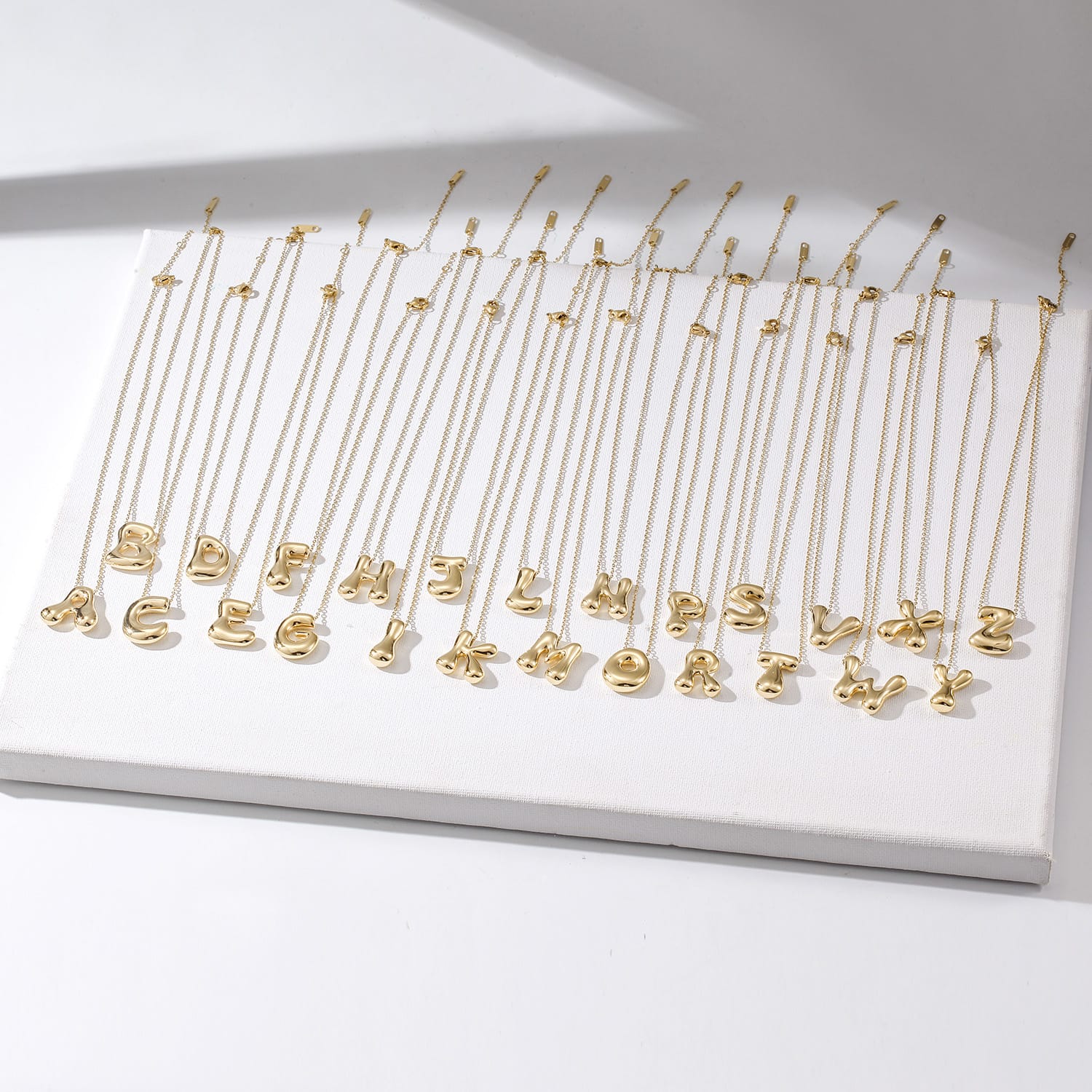 Initial Bubble Necklace