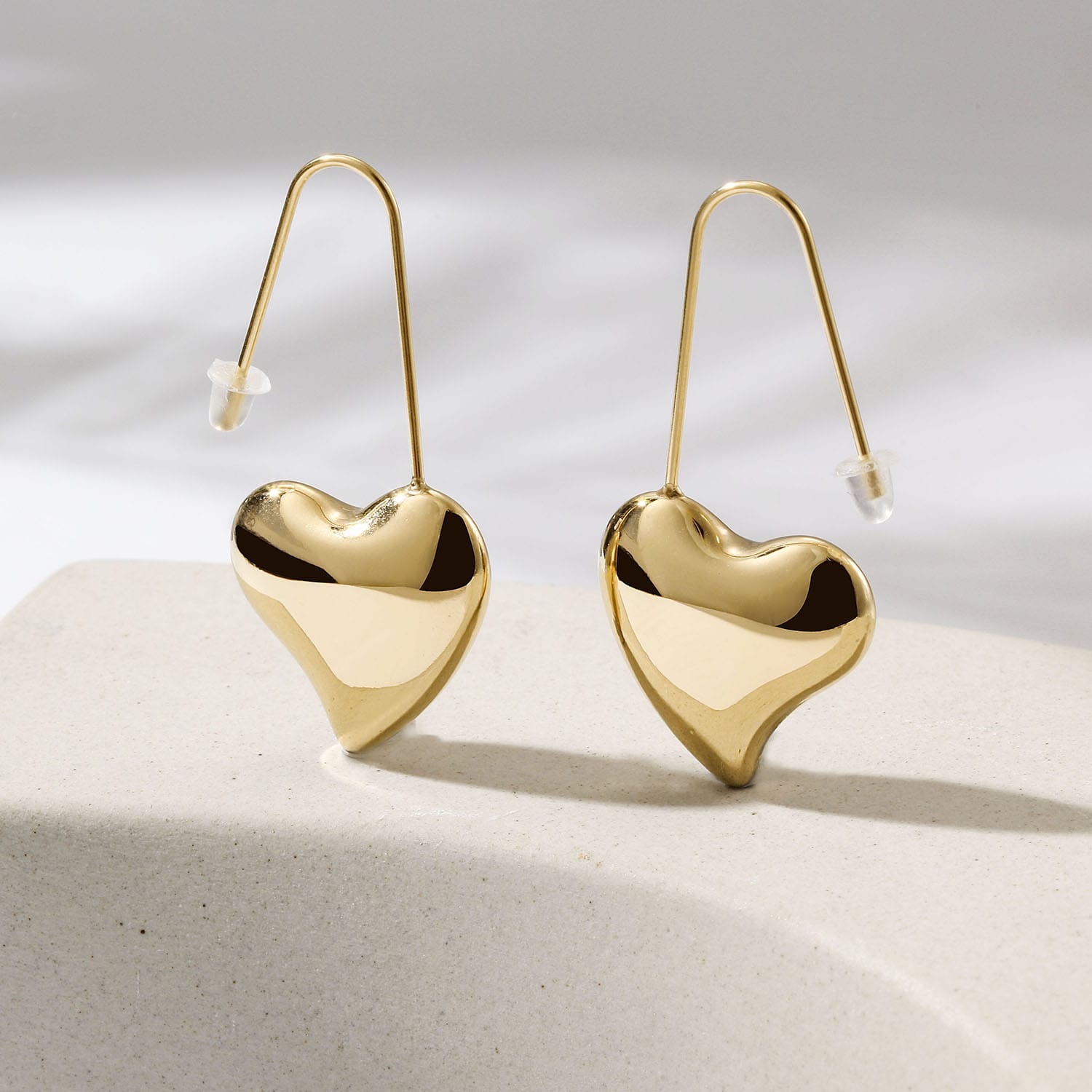 Heart Drop Earrings