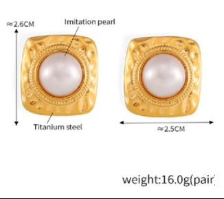 Royal Pearl Glow Earrings