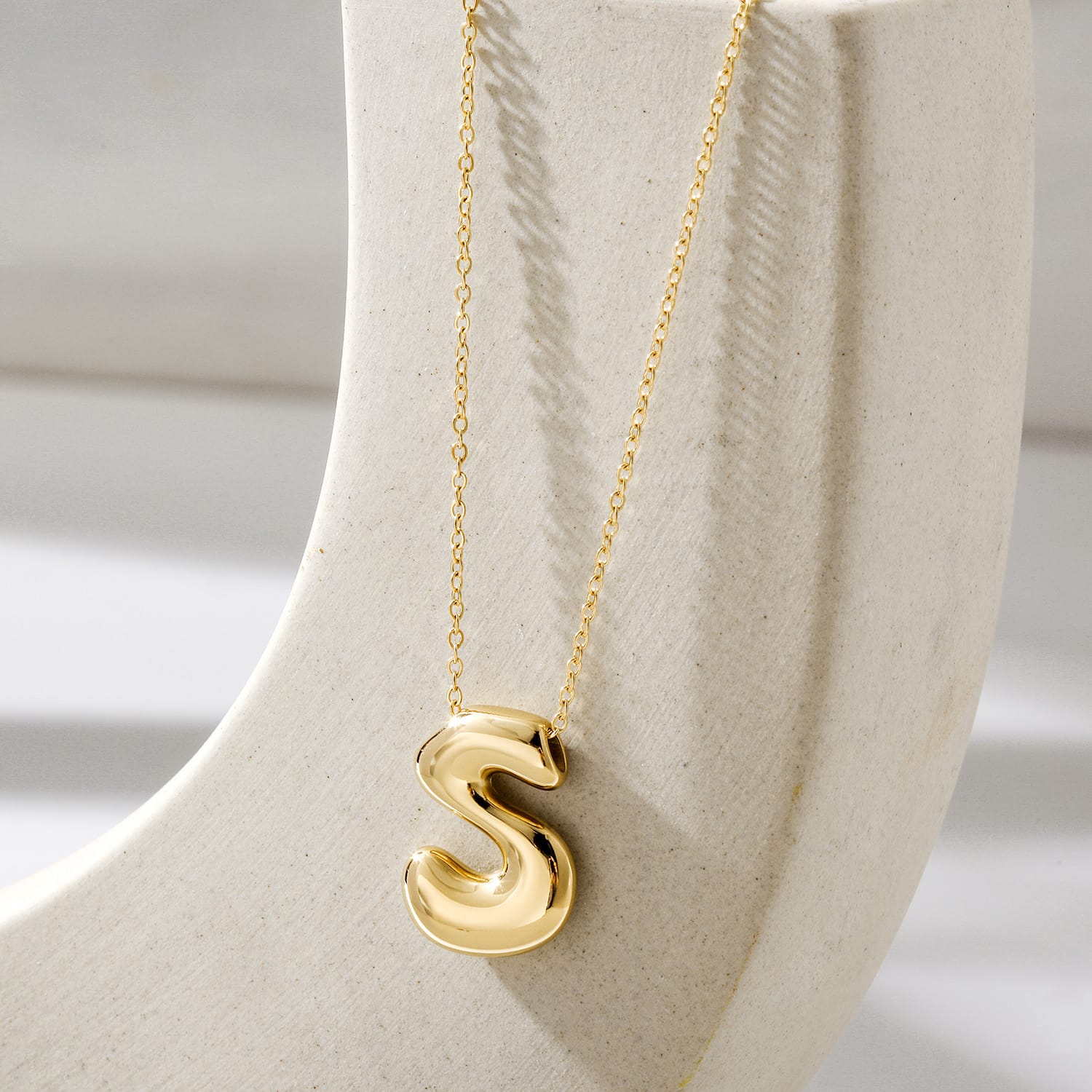 Initial Bubble Necklace