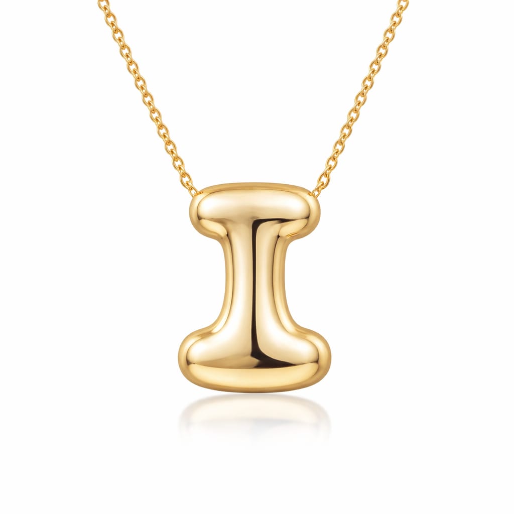 Initial Bubble Necklace